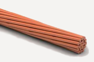 Cable de terre en cuivre nu 25mm2 (prix au m)